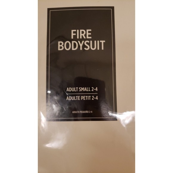 New Fire Costume Bodysuit- Adult Small - Picture 3 of 6